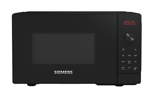 Fritstående mikroovn 20l 44x26 cm sort - Siemens iQ100 - FF023LMB2